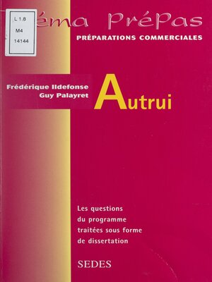 cover image of Autrui